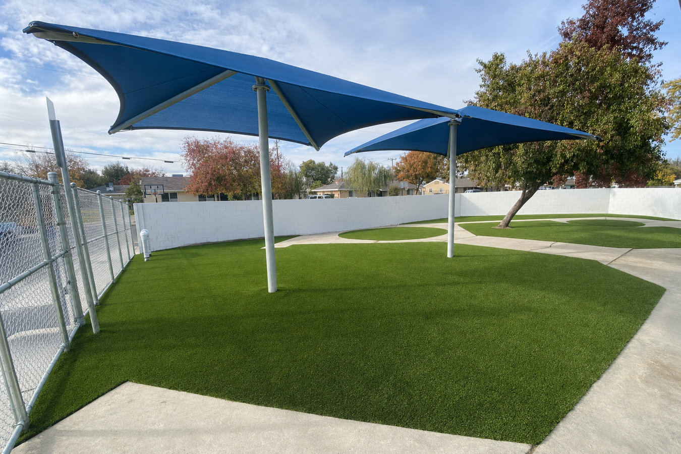 Commercial turf installation in Pacifica, CA